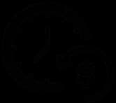 Pound and clock icon